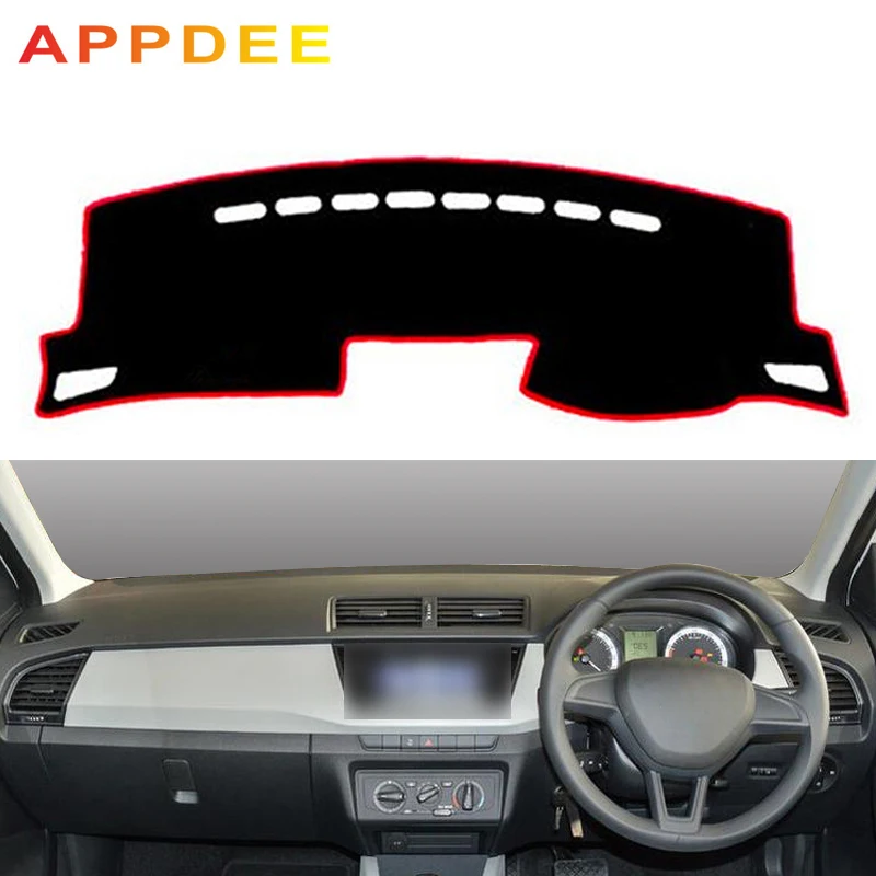 Автомобильный коврик для приборной панели APPDEE 2 слоя Skoda Fabia 2015 2016 2017 2018