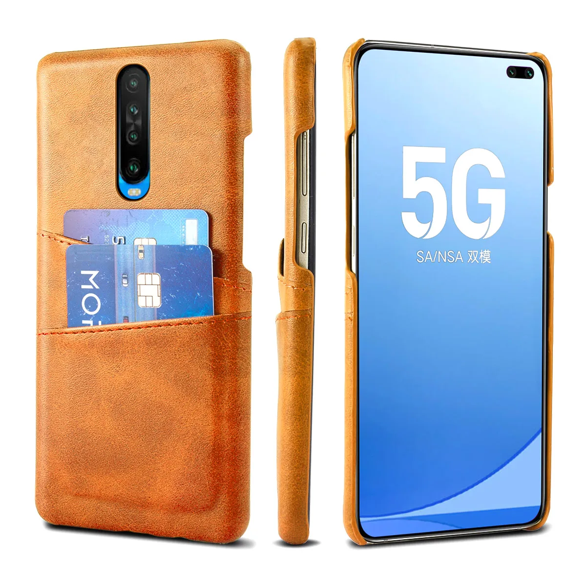 Для Xiaomi Redmi K30 5G чехол из искусственной кожи Жесткий ПК тонкий против царапин