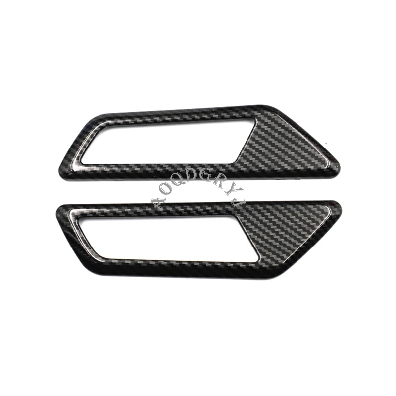 Carbon Fiber Texture Car Door Memory Button Trim Cover for Jaguar E-PACE 2018-2020 Styling 2pcs | Автомобили и мотоциклы