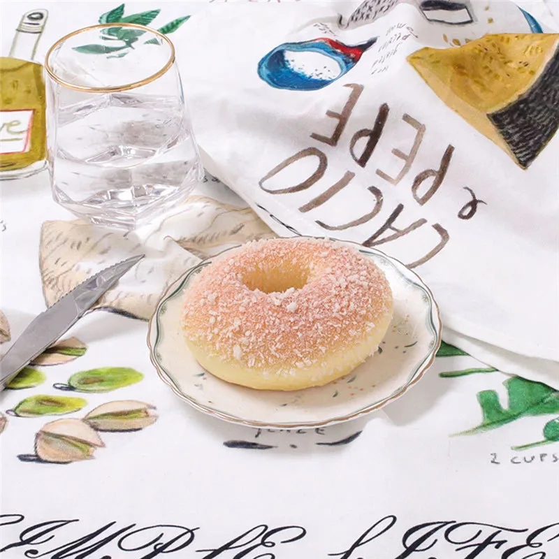 Cloth Placemat Print Table Mat Insulation Non Slip Placemats Food Bowl Desktop Kitchen Decor | Дом и сад