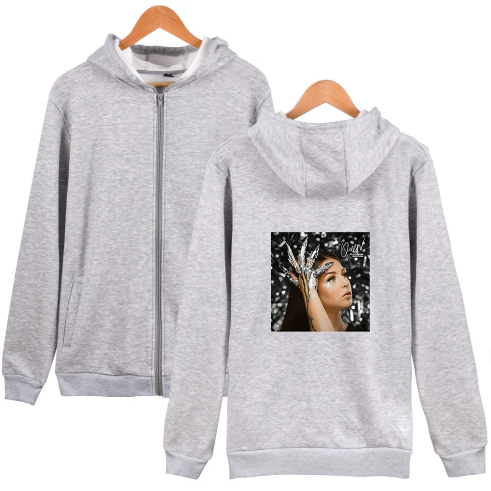 

Eva Queen Cool Zipper Hooded Sweatshirt Harajuku Printed Casual 2020 New Long Sleeve Zip-up Cloth High Street Casual Hoodie