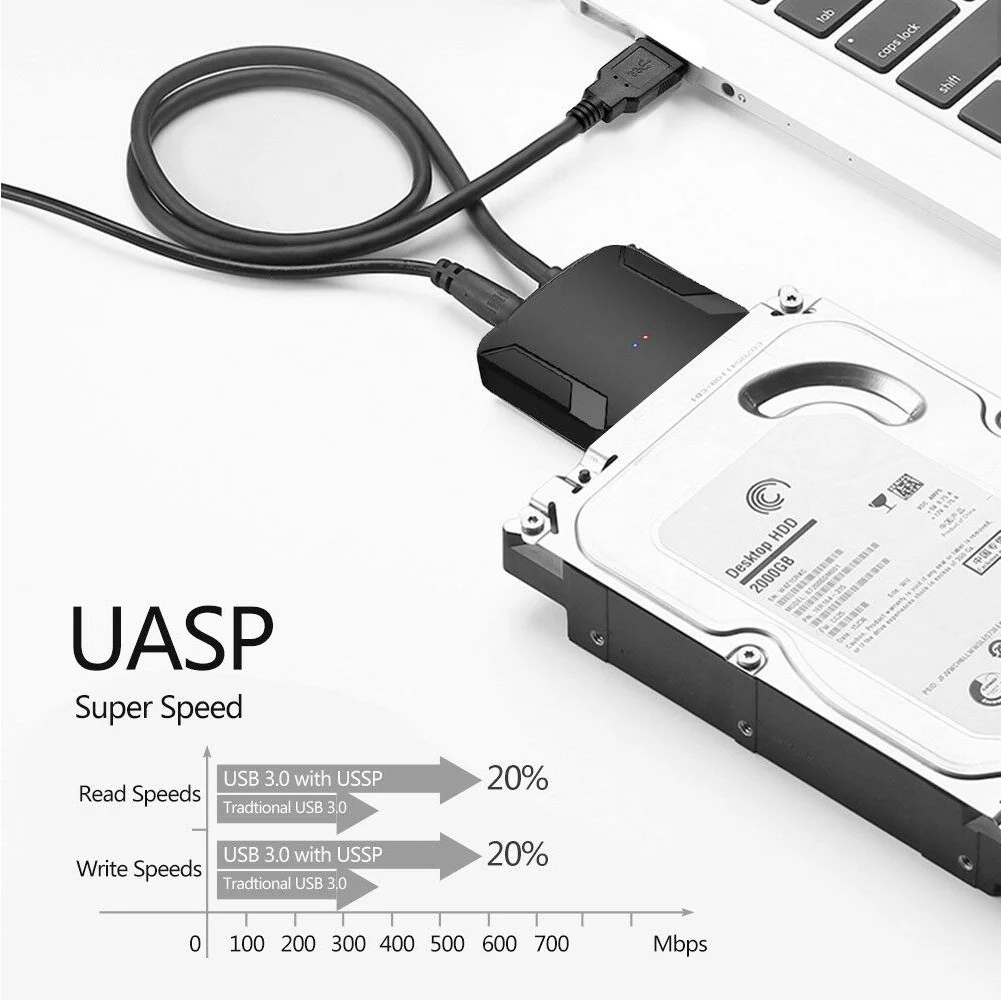 Новинка Лидер продаж USB 3 0 до 2 5/3 5 дюймов IDE/SATA адаптер жесткого диска SATA HDD