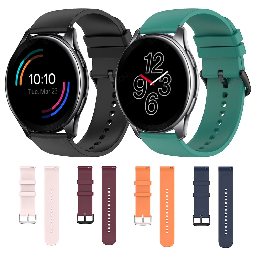 For Oneplus Watch Sports Silicone Strap Band Wristband Watchband one plus Smartwatch bracelet Replaceable Accessories