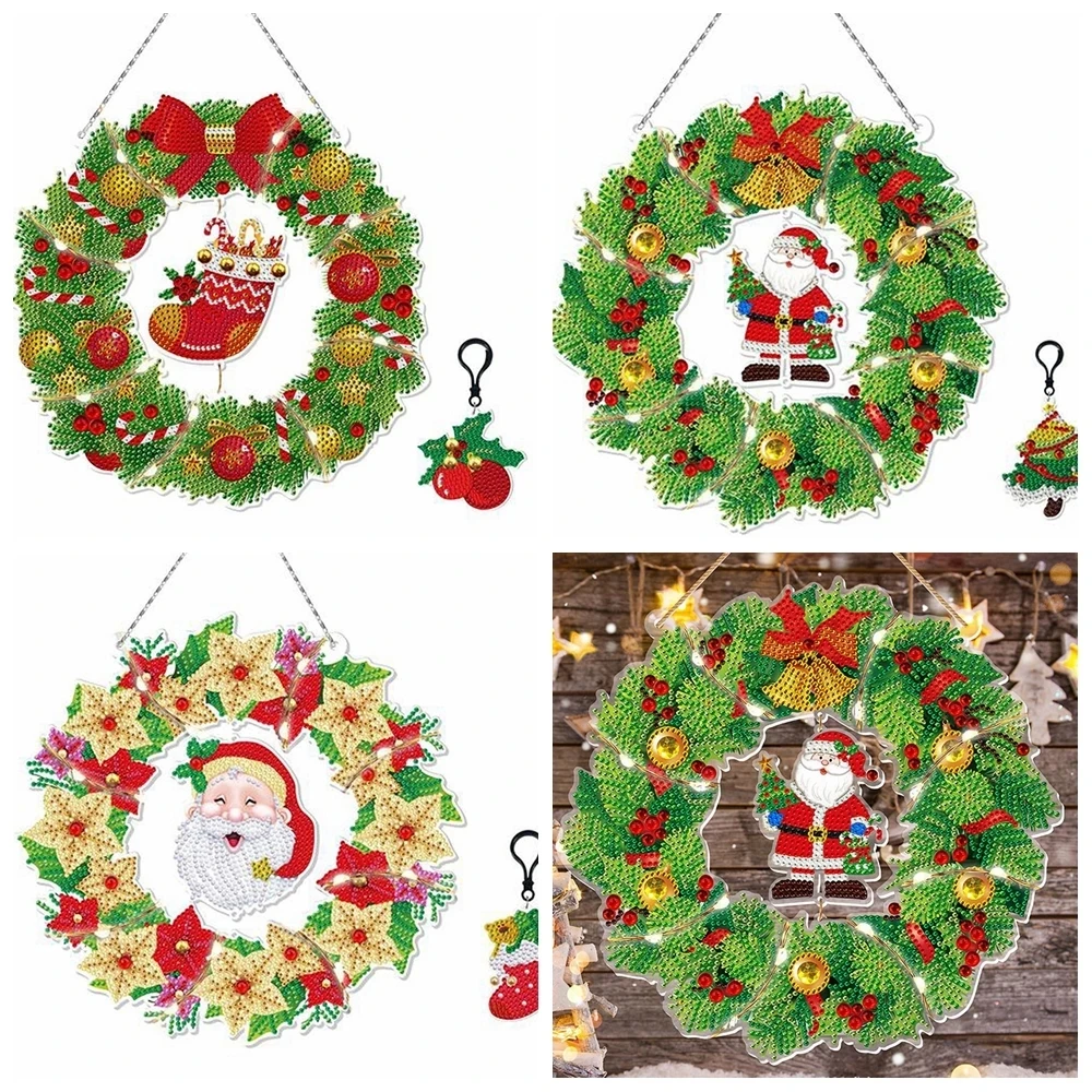 

Набор для алмазной вышивки со светодиодной подсветкой