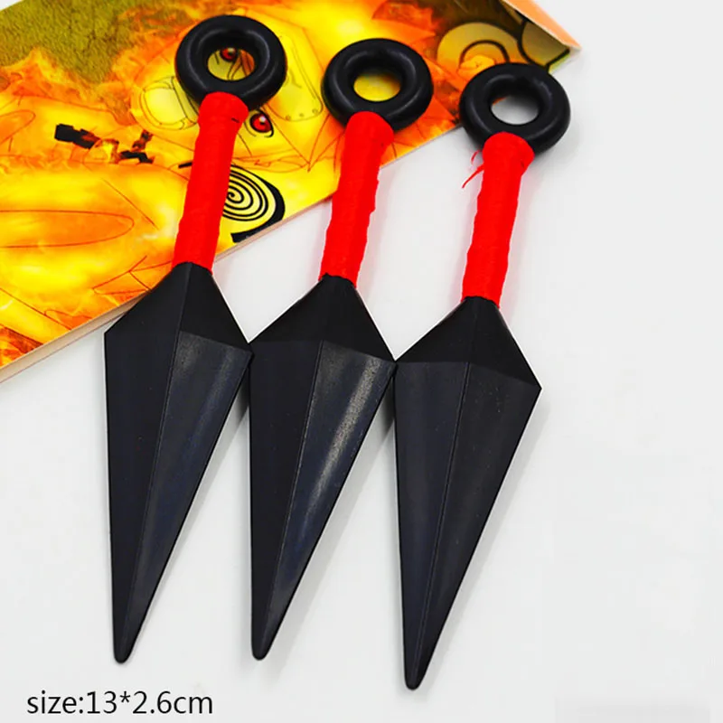 3 шт. Наруто ПВХ Косплей Аксессуары Хатаке Какаси Дейдара Харуно Сакура кунай