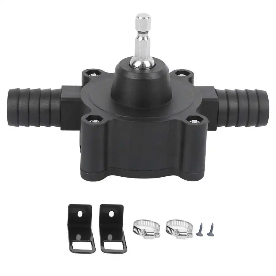 Ручной электрический сверлильный насос самовсасывающий жидкость для переноса