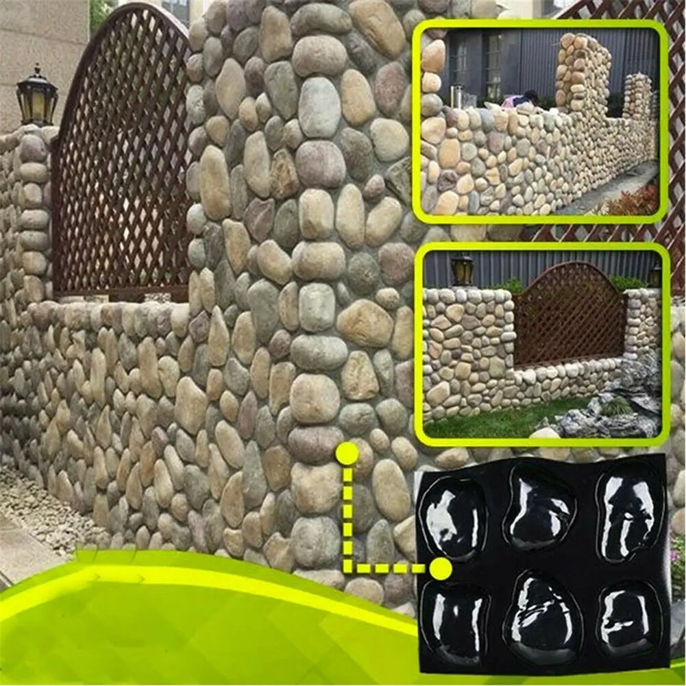 Casts Master Pebbles Concrete Mold Step Stones Plaster Mold Cobblestones Mould Plastic SP99