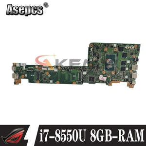 akemy for asus vivobook x420u x420ua y406u y406ua laptop motherboard rev 2 0 mainborad 100 tested working i7 8550u cpu 8gb ram free global shipping