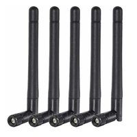 5pcslot dual band wifi antenna 2 4ghz 55 8ghz 3dbi sma male antenna for wireless vedio security ip camera recorder