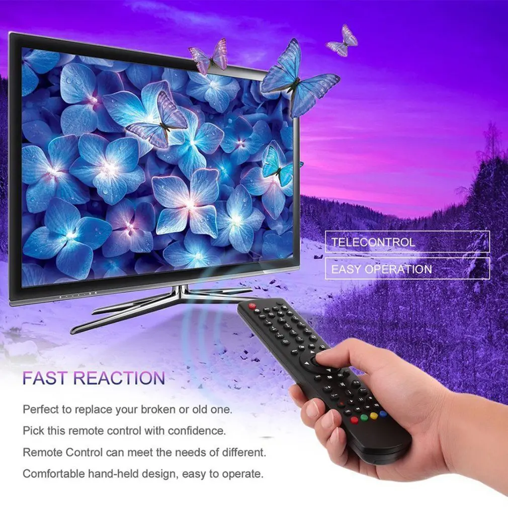 1 шт. RC1912 цифровой пульт дистанционного управления для телевизора портативный