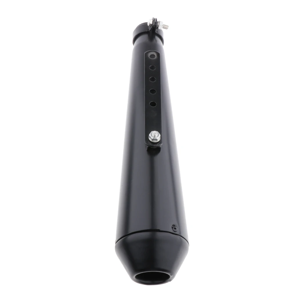 

Motorcycle Cafe Racer Exhaust Pipe With Sliding Bracket Universal