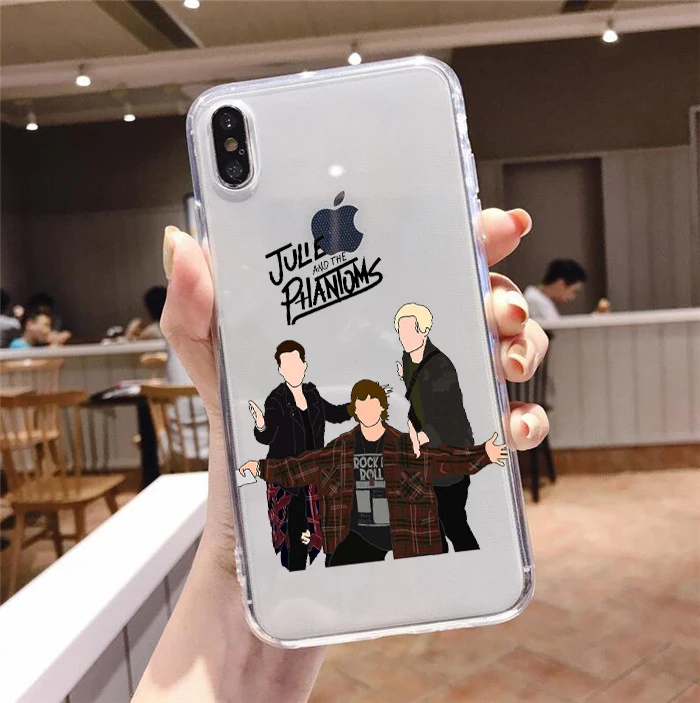 Прозрачный мягкий силиконовый чехол Julie and the Phantoms для iPhone 6 6S Plus X XR XS MAX 7 7Plus 8 8PLUS 11 Pro