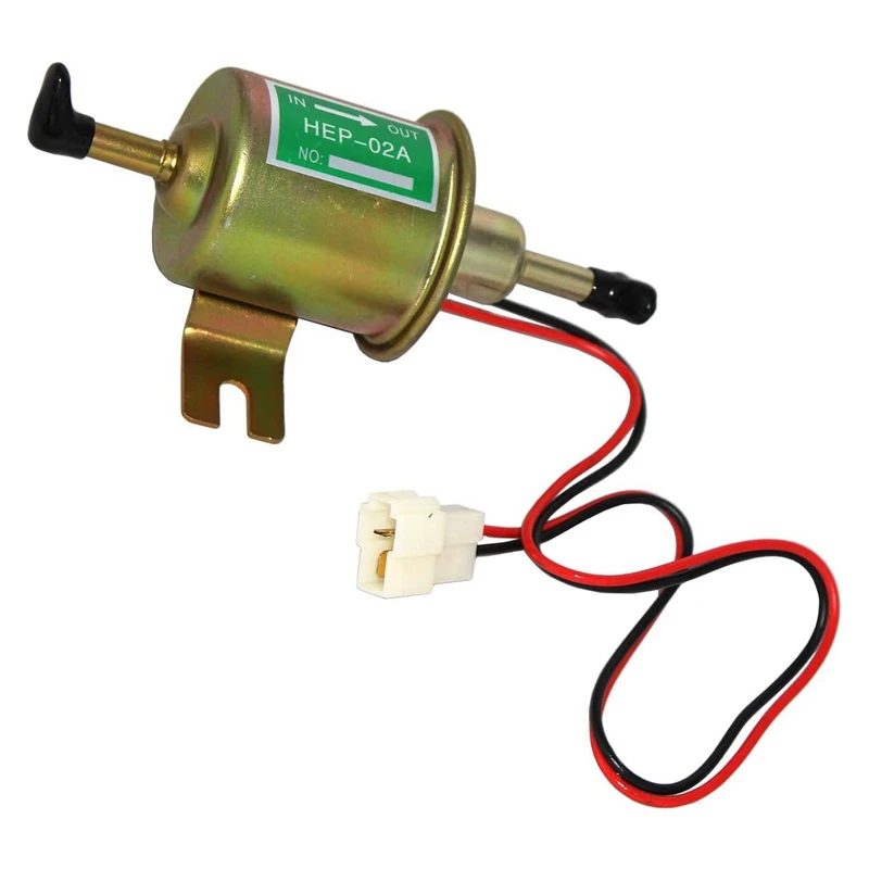 Universal 12V Fuel Pump HEP-02A Electric Gas Low Pressure Crude Oil | Pumps