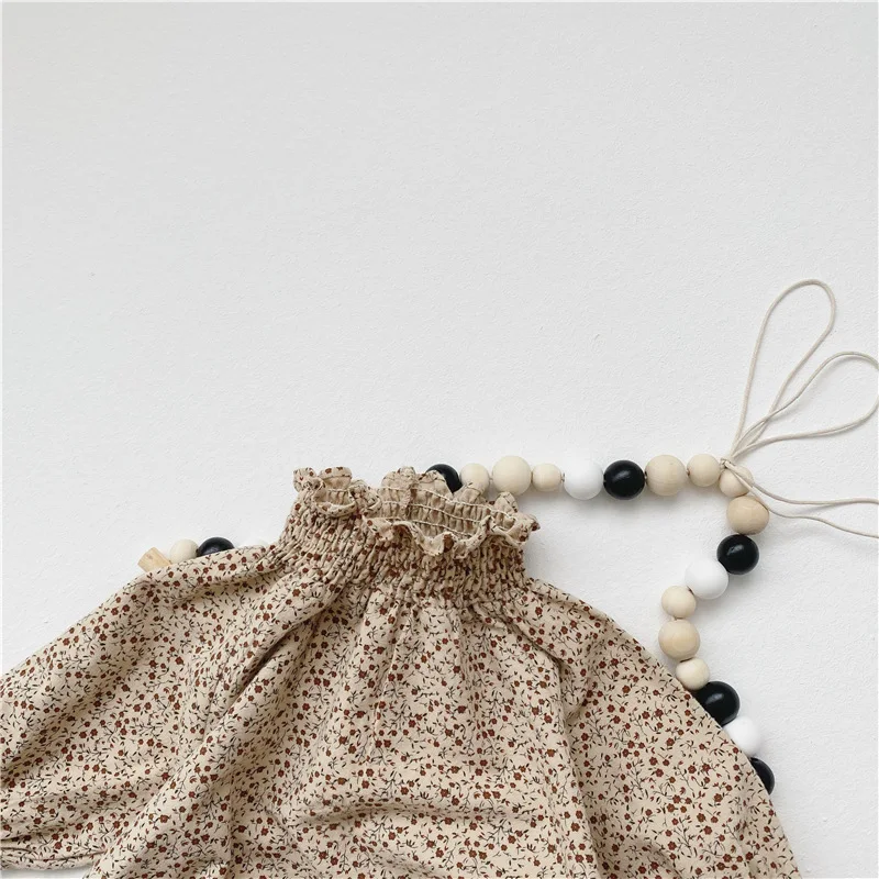 Детские комбинезоны принцессы для новорожденных Клетчатые топы девочек Милые