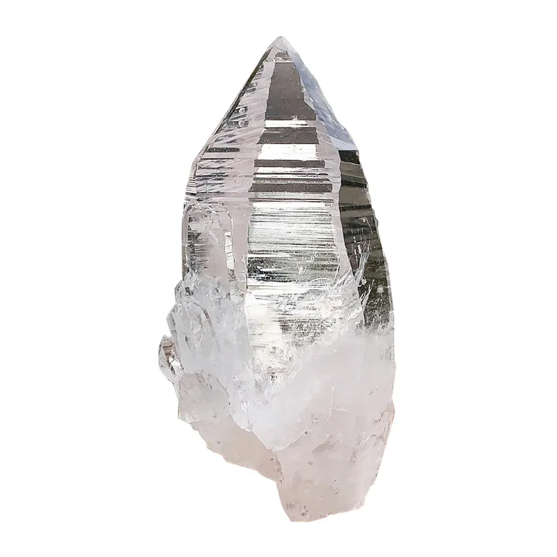 

Natural crystal Lemurian backbone column high frequency skeleton database