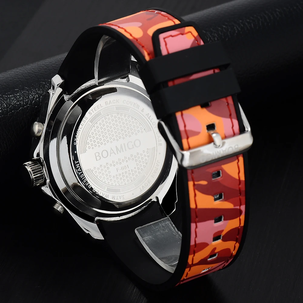 BOAMIGO мужские часы военные цифровые аналоговые кварцевые спортивные с