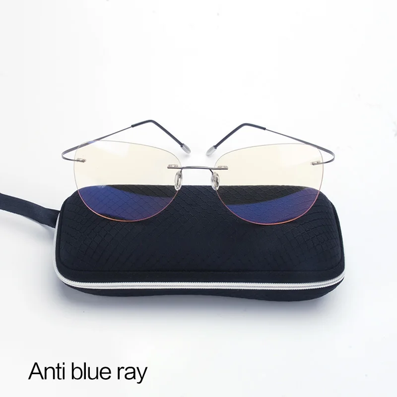 

CUBOJUE компьютерные очки без оправы для мужчин и женщин, очки для игр с желтыми линзами, анти-синий светильник, УФ-очки для защиты глаз