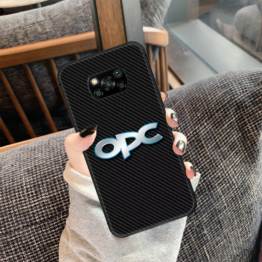 

Opel Sport Car Fashion Phone case Cover Hull For Xiaomi Mi A2 A3 8 9 9T Note 10 Se Lite Pro black Cell Painting Prime Pretty