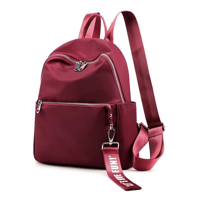 

Simple Oxford Backpack Women's Backpack Trend Wild Fashion College Style Student Schoolbag
