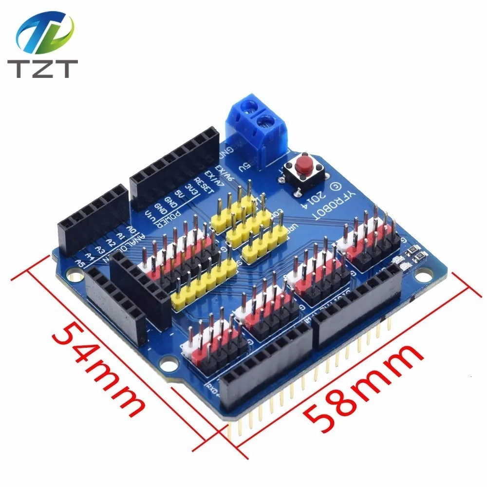 Плата расширения V5 для сенсорного экрана Arduino UNO R3 V5.0 щит электронного модуля