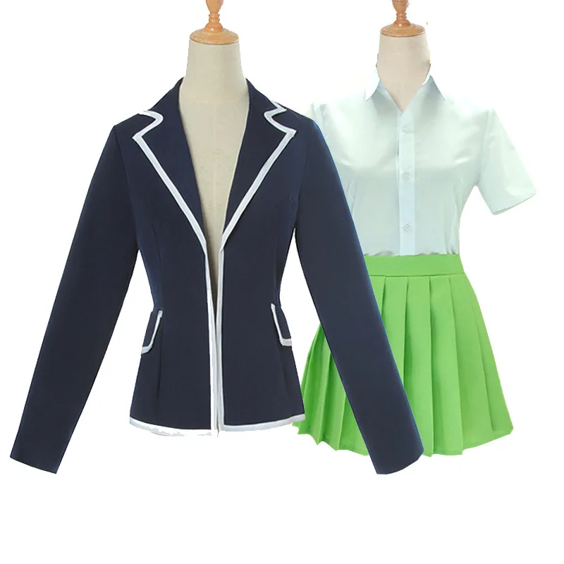 

New Anime The Quintessential Quintuplets Nakano Itsuki Cosplay Costume Jacket Shirt Skirt Sweater Girl Suit School Uniform