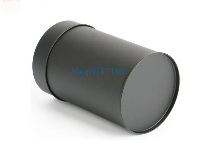 

74x175 H mm/round tea tin box/tea can/tea container/black tea can/food tin can with inner lid
