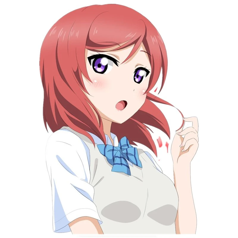 

Fuzhen Boutique Decals Exterior Accessories Anime Girl Nishikino.Maki LOVE LIVE Car Windshield Sticker Road Bike Decal