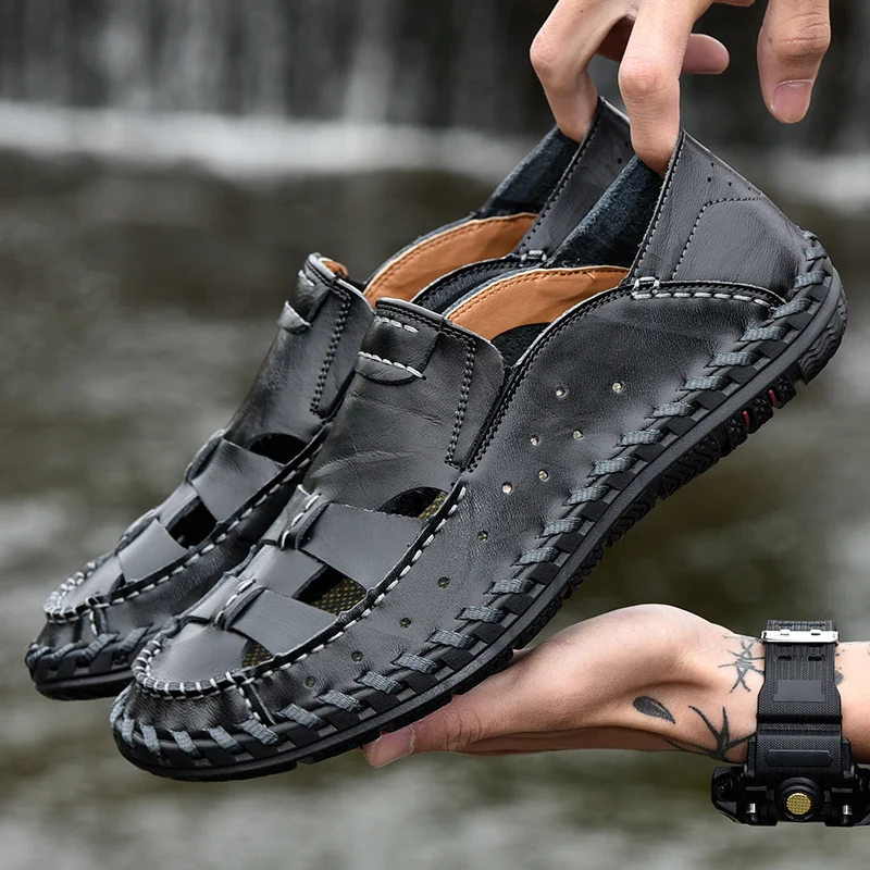 

Sandal Men Shoes Zandalias Hombre Rubber Sandals Men Fashion Sandalias Playa Mens Outdoor Sandalet Erkek Summer Sandles