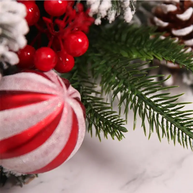 Рождественский Swag креативный искусственный милый Декор в форме слезы дверь для