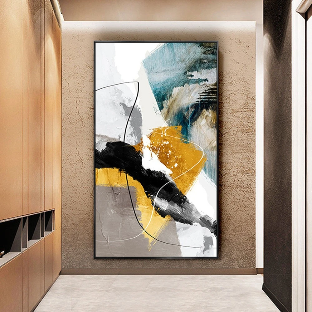 

100%Hand Oil Painting Modern Home Living Room Bedroom Decor Abstract Canvas Painting Posters And Prints Nordic Wall Art Pictures