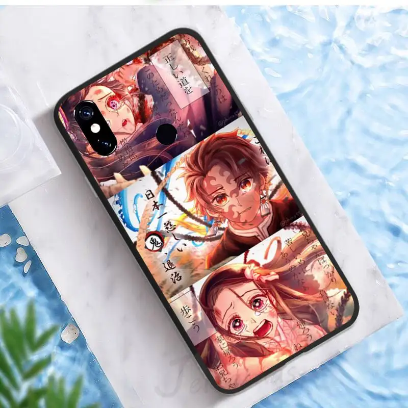 

Demon Slayer Kimetsu no Yaiba Anime Phone Case For Xiaomi Redmi note 7 8 9 t max3 s 10 pro lite funda shell cover coque