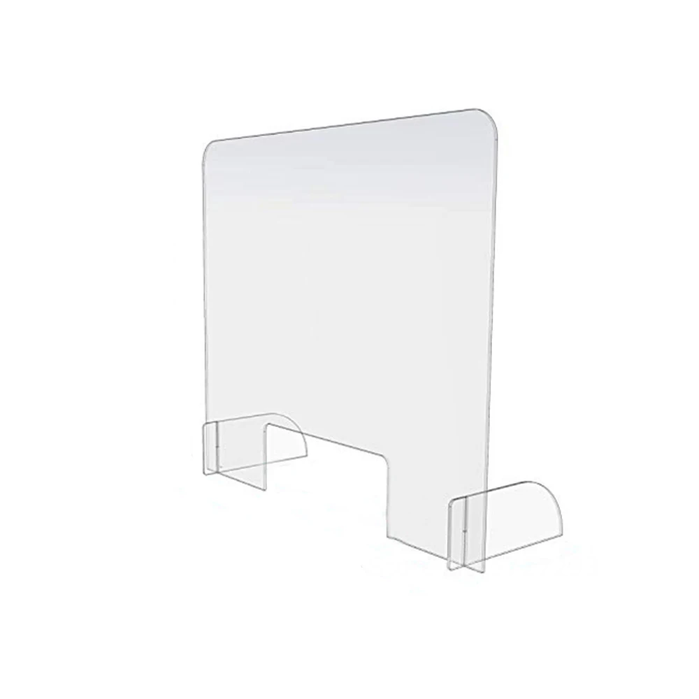 Защитное стекло из плексигласа для счетчиков, 23,62x23,62 дюйма, портативное, легкое, для защиты от чихания и кашля