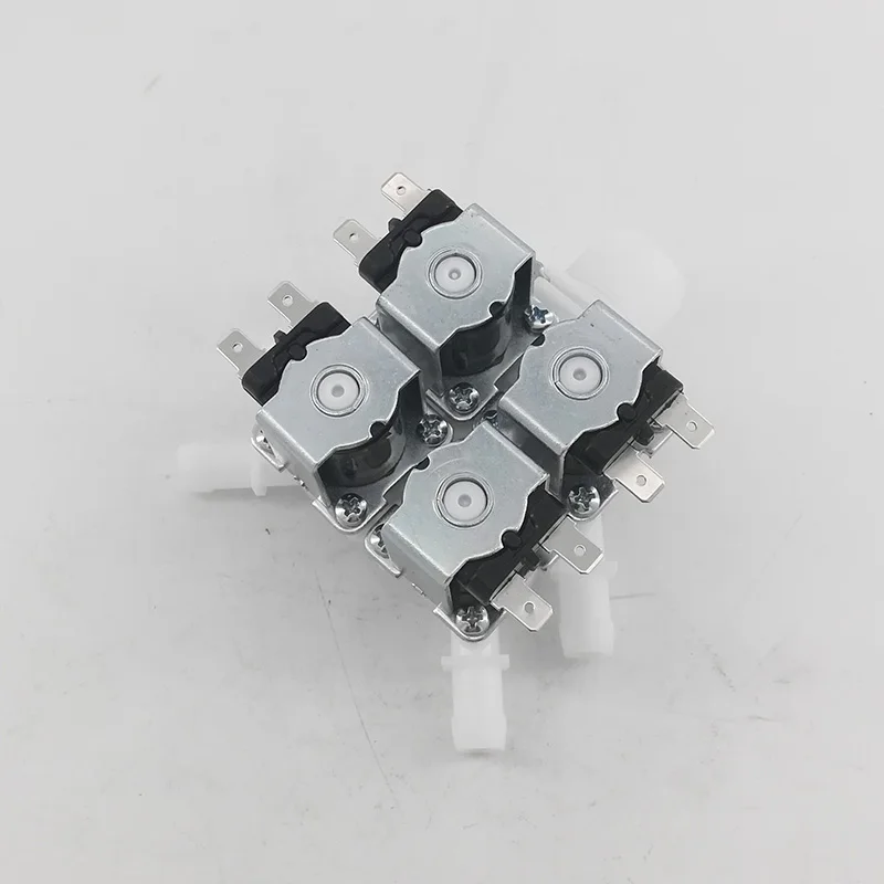 Соленоидный клапан с низким давлением воды и большим потоком 4 ходовой 12 В 24