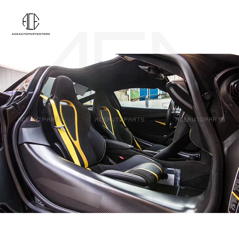 Накладки на пороги из углеродного волокна педаль для McLaren 720s внутренняя отделка