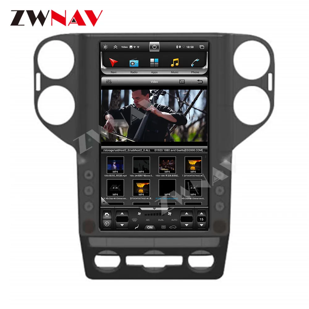 

4+64 Android 10.0 Tesla Style Big Screen Car Multimedia Player For Volkswagen Touran 2010-2019 car GPS Navi Head unit Auto Radio