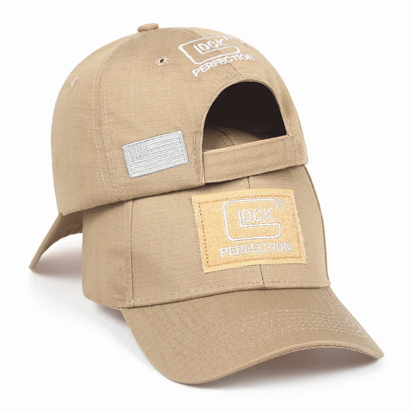 

2021 Tactical Glock Shooting Sports Baseball Cap Fishing Caps Men Outdoor Hunting Jungle Hat Airsoft Hiking Casquette Hats