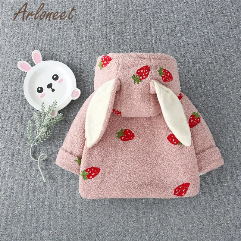 Детское пальто ARLONEET теплая зимняя плотная куртка для девочек свободная на молнии