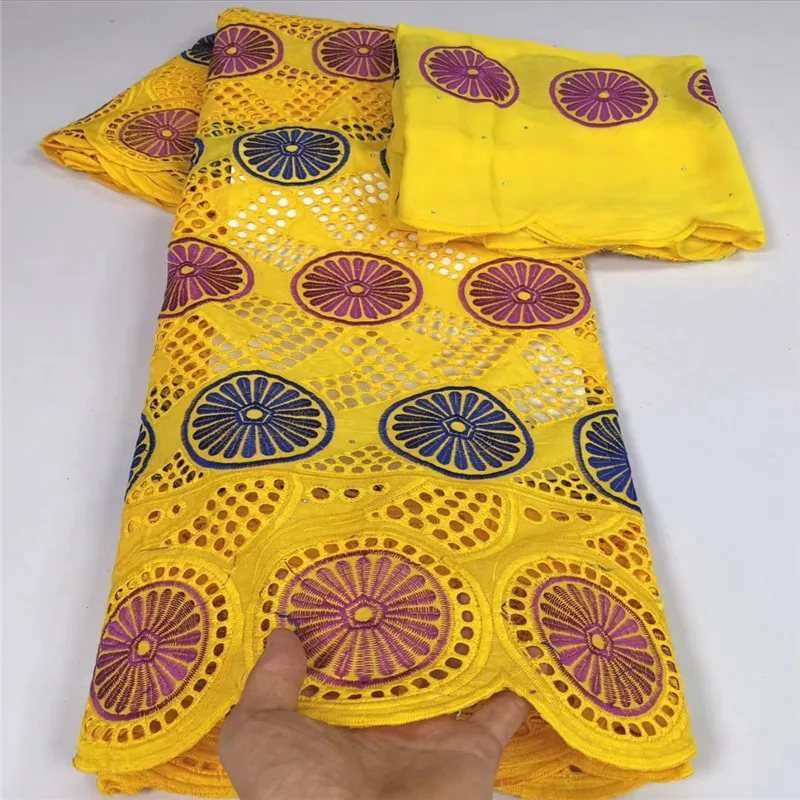 

Madison Hot Sale African Swiss Voile Lace In Switzerland 5+2 yards Nigerian Lace Fabrics Latest African Laces 2020 Cotton Lace