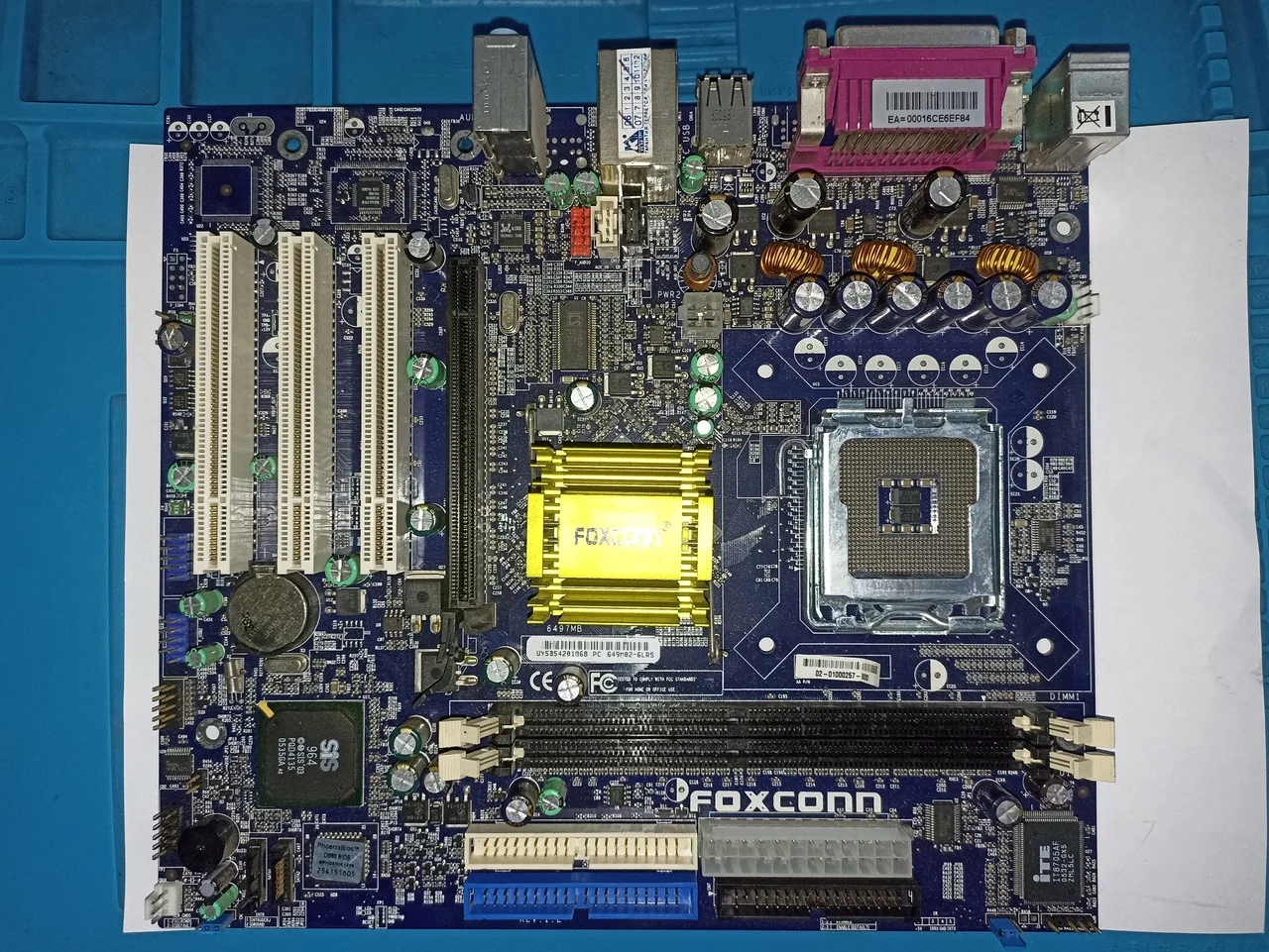 Материнская плата 6497MB сокет LGA775 максимальная оперативная память 2 гб | Компьютеры