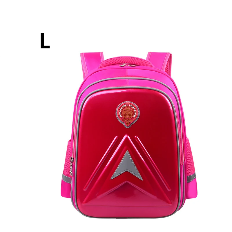Children Orthopedic School Bag for Teen Boys and Girls High quality nylon waterproof school backpack mochila escolar - Цвет: L red