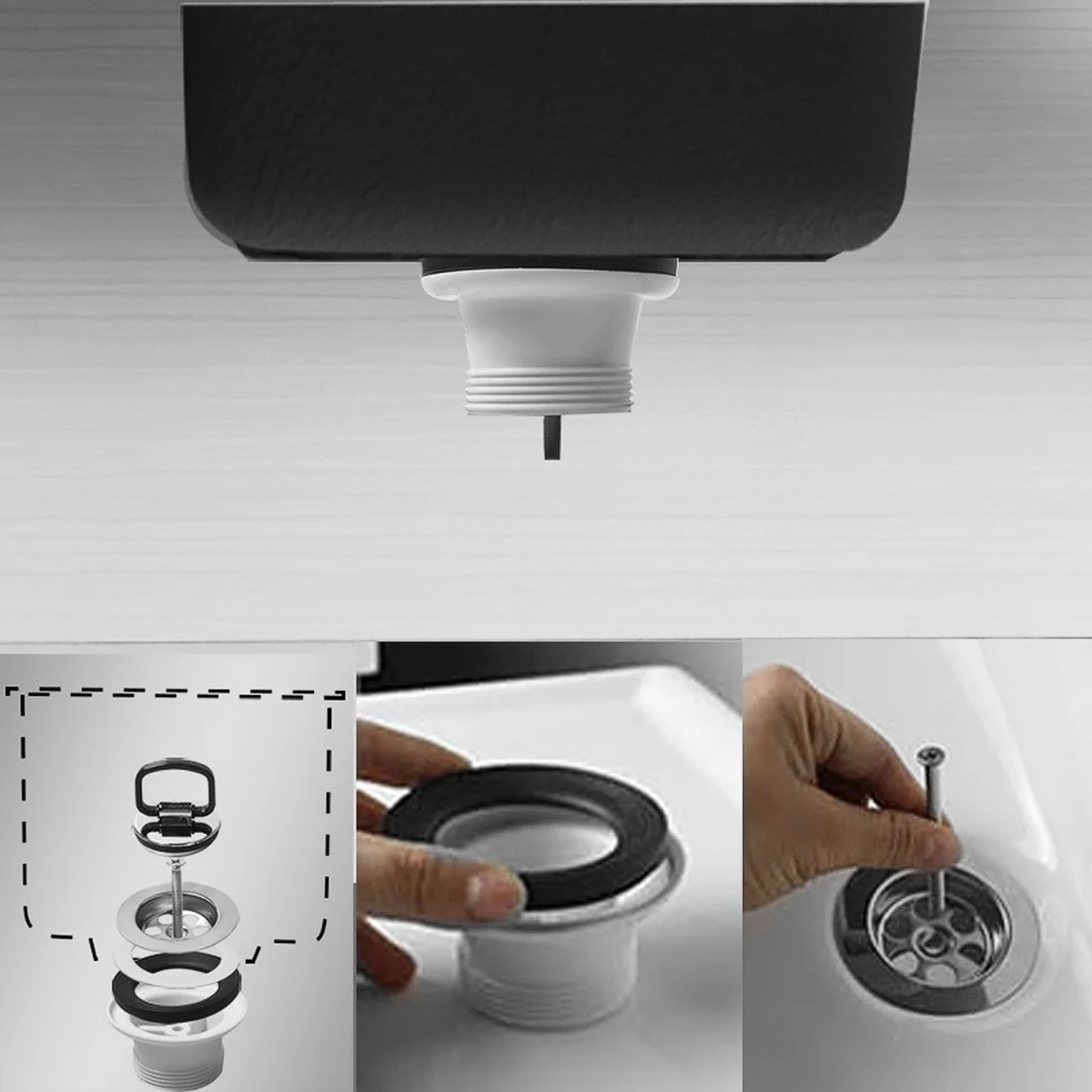 1 шт. белая резиновая кухонная раковина слив 70 мм | Дом и сад