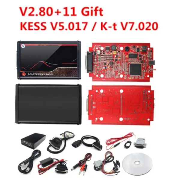 Инструмент для настройки чипа ECU KESS KTAG V 2 80 Online 5 017 полный комплект OBD2