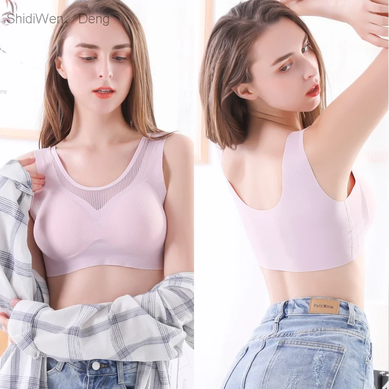 

Seamless Underwear Women Breathable Push Up Bra Brassiere Wireless Sports Bra For Women Sexy Lingerie Bralette With Pads Comfort