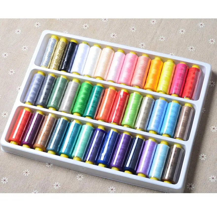 

39pcs Colors Colorful Sewing Thread For Brother Computer Machine
