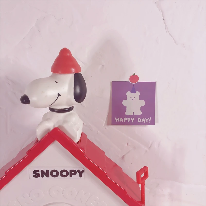 9 шт./компл. 6*6 см корейский мультяшный милый мягкий Мишка Instagram альбом HD Фотокарта