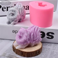 tongue out beaver design silicone mould aromatherapy epoxy crafts diy handmade candle material plaster decorations supplies