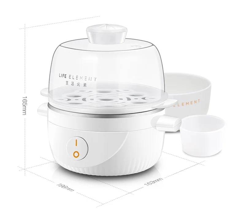 Multifunction Egg Cooker Mini Breakfast Egg Machine Automatic Power Off Anti-dry Egg Boiler Cooker Steamer For Home Kitchen