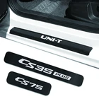 4 предмета в комплекте, для Chang CS35 CS55 CS75 CS85 CS95 плюс UNI-T порога пластина Защита наклейки порог Защитная Наклейка-Обложка из углеродного волокна