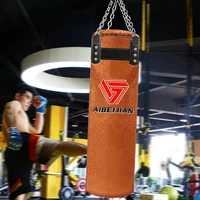 12010080cm cowhide punching boxing bag sandbag suede punching bags for adults mma muay thai taekwondo sanda home training
