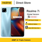 Смартфон Realme 7i, 6,5 дюйма, HD +, Восьмиядерный процессор Helio G85, 4 Гб + 64 ГБ, 48 МП, 6000 мА  ч, Android 10, LTE